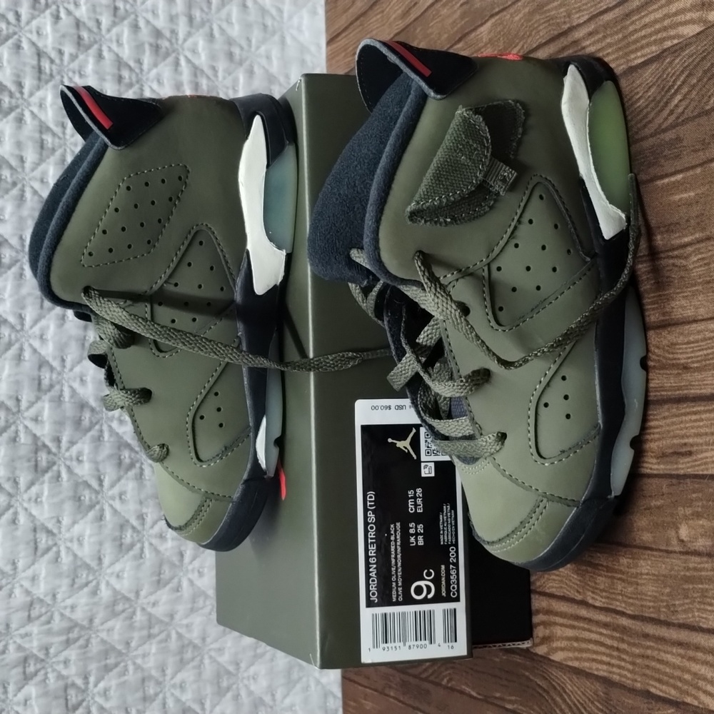 Jordan 6 Retro SP (TD) Travis Scott